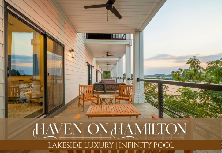 Book Haven on Hamilton | 3-bedroom Lake Hamilton cabin rental | Infinity pool, private boat slip, fire pit, and lake views | Hot Springs, AR.
