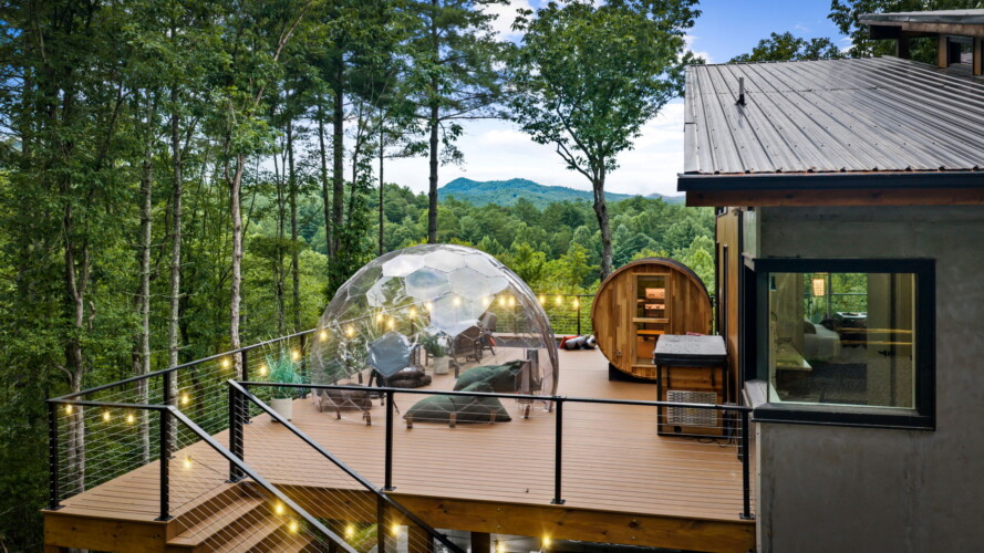 cabin in mineral bluff