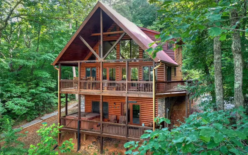 secluded cabins in georgia