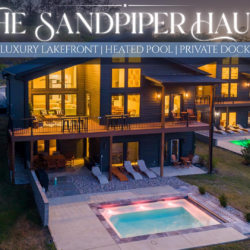 Lake Hamilton house with heated pool