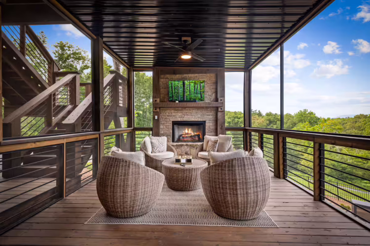 north georgia cabin with pool