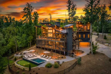north georgia cabin with pool