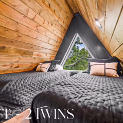 luxury a-frame cabin in arkansas
