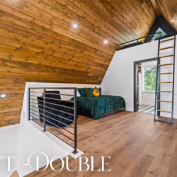 luxury a-frame cabin in arkansas