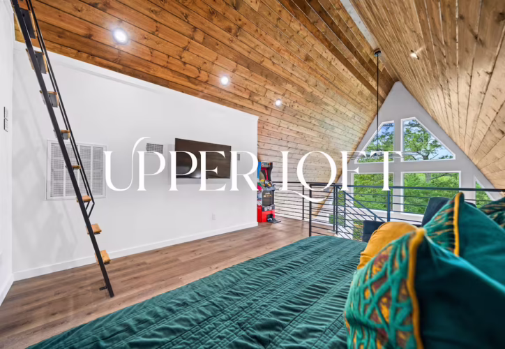 luxury a-frame cabin in arkansas
