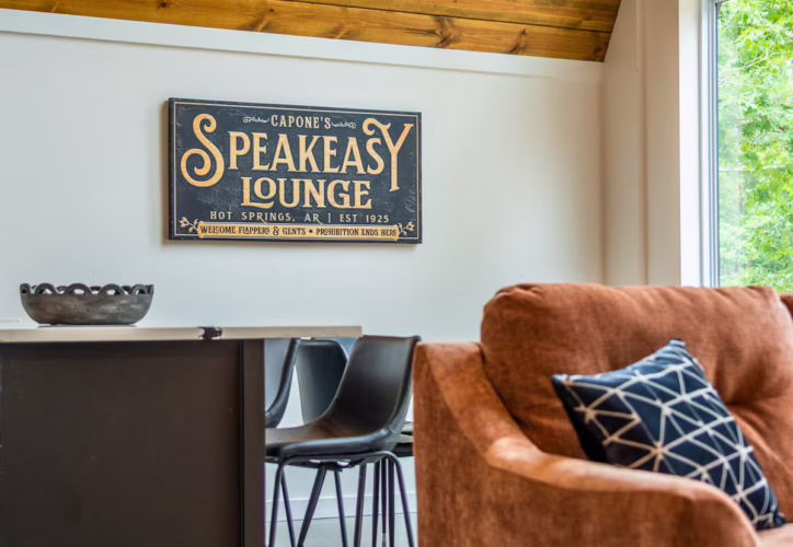 luxury a-frame cabin in arkansas