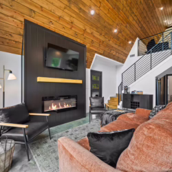 luxury a-frame cabin in arkansas