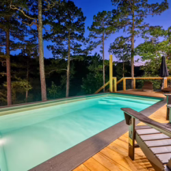 luxury a-frame cabin in arkansas