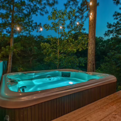 luxury a-frame cabin in arkansas