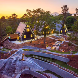 luxury a-frame cabin in arkansas