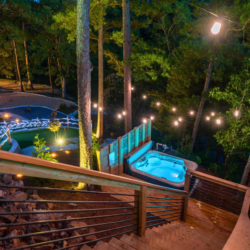 luxury a-frame cabin in arkansas
