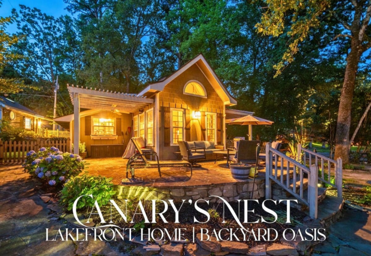 Lake Hamilton Cabin Rental | Canary's Nest in Hot Springs