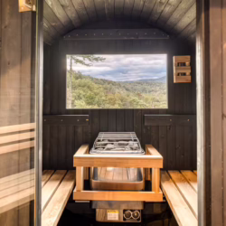 cabin with sauna near me