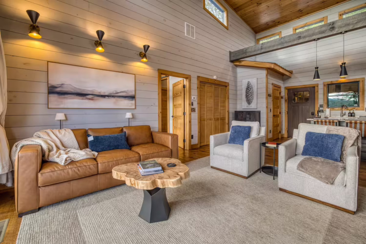 cabin with sauna near me