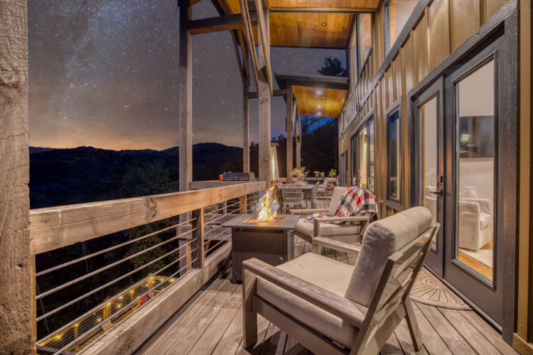 cabin with sauna near me