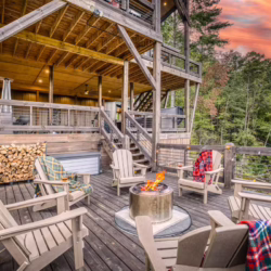 cabin with sauna near me
