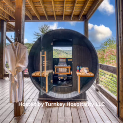 cabin with sauna near me