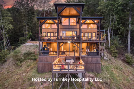 cabin with sauna near me