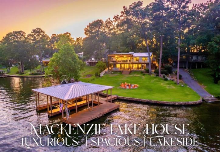 Book Mackenzie Lake House | 4-bedroom Lake Hamilton cabin rental with a hot tub, private boat slip, game room, and fire pit | Hot Springs, AR.