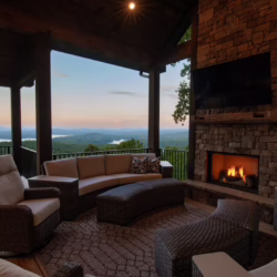 6br luxury north georgia cabin with lake views