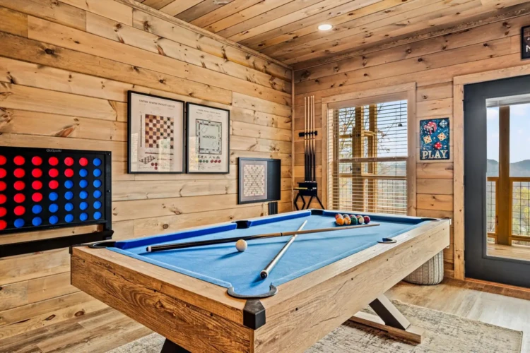 pigeon forge cabin with sauna hot tub mountain views
