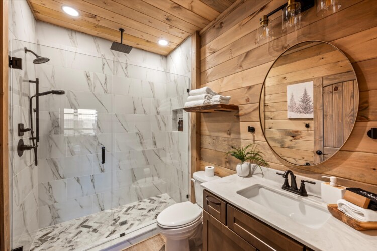 pigeon forge cabin with sauna hot tub mountain views