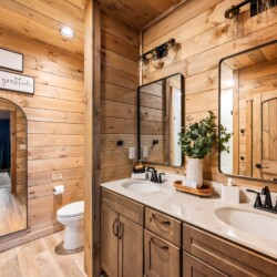 pigeon forge cabin with sauna hot tub mountain views