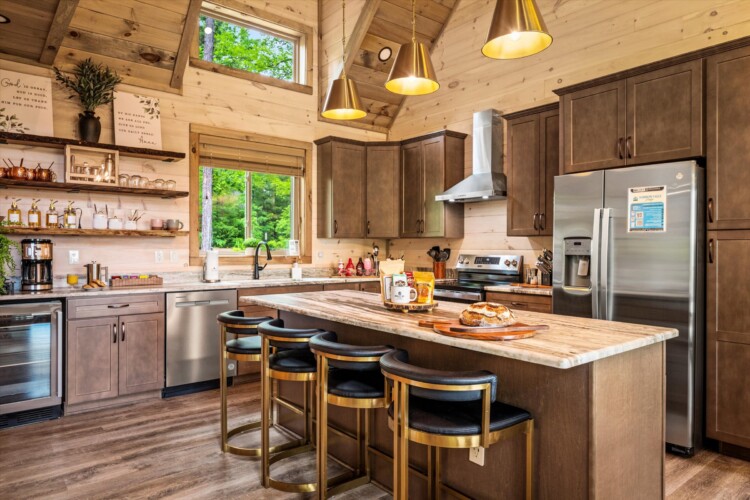 pigeon forge cabin with sauna hot tub mountain views