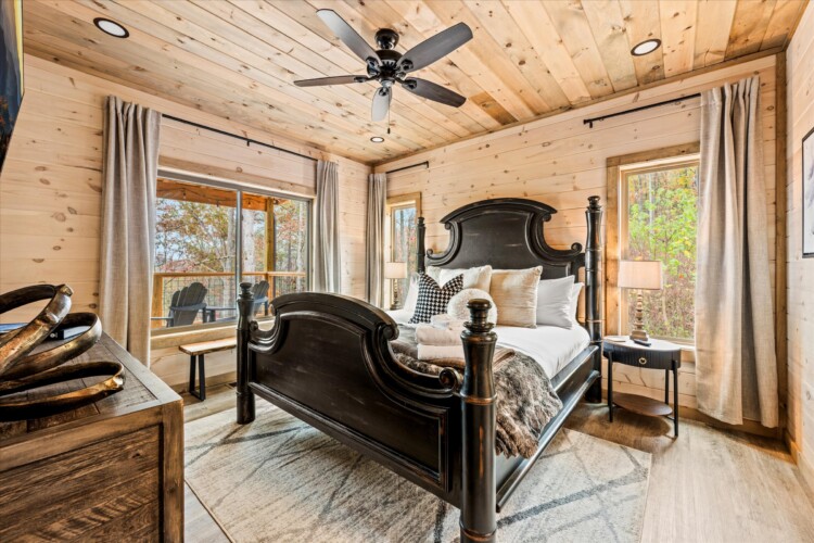 pigeon forge cabin with sauna hot tub mountain views