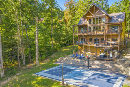 pigeon forge cabin with sauna hot tub mountain views