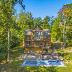 pigeon forge cabin with sauna hot tub mountain views